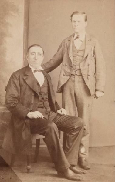 Thomas Berwick and probably Lionel Holdsworthy (sitting) (Photo: SLWA)
